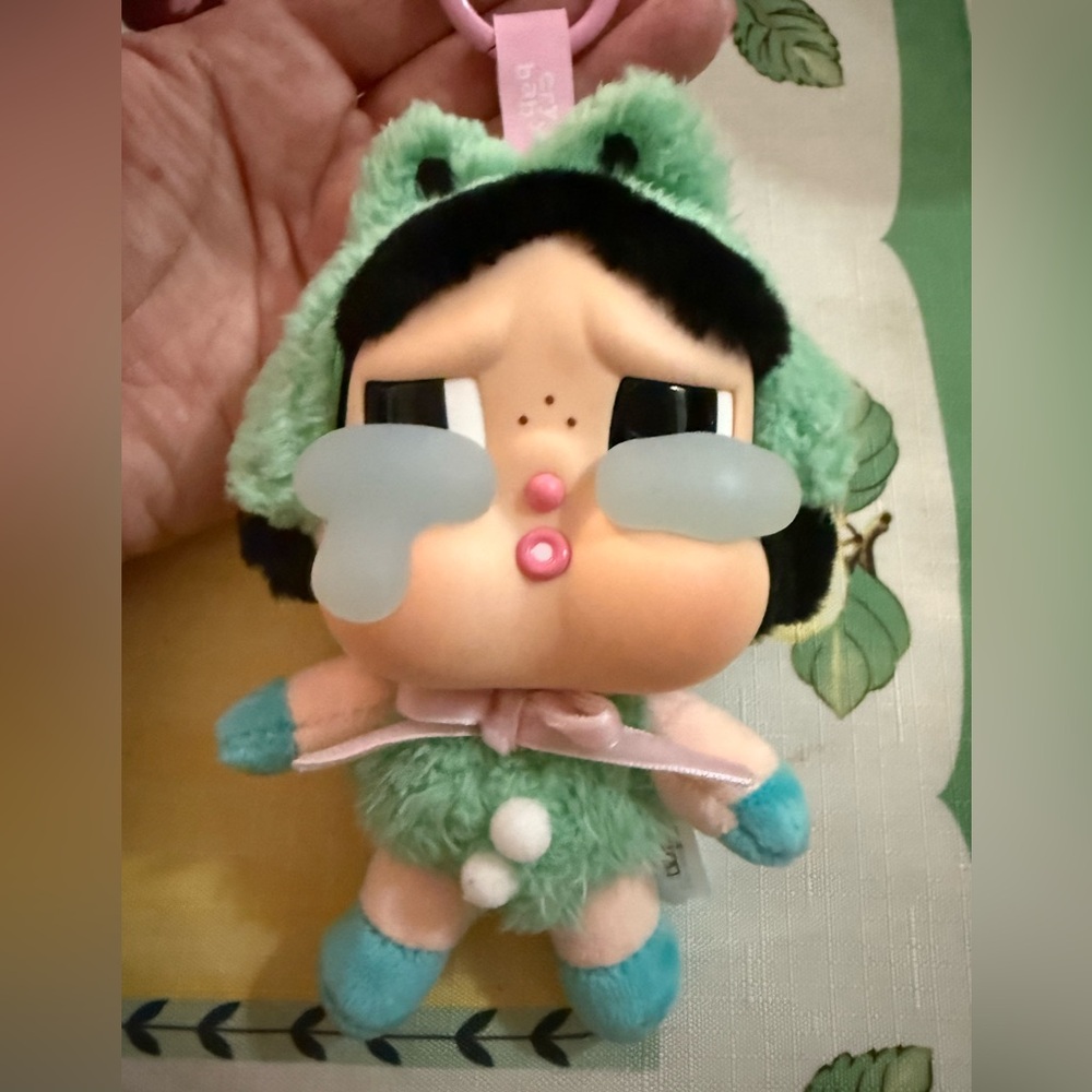 Authentic Popmart Crybaby What a Frog